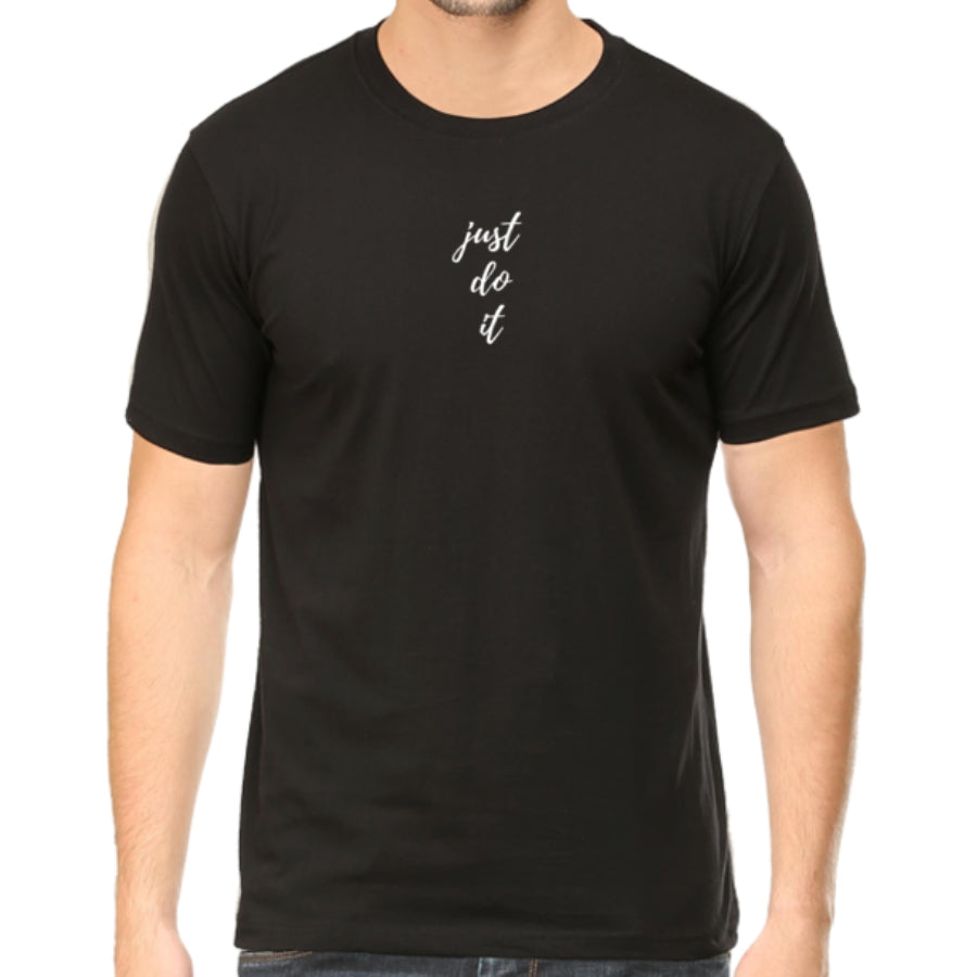 PujaCraft Classic Black T-shirt ( Design: Just DO It )