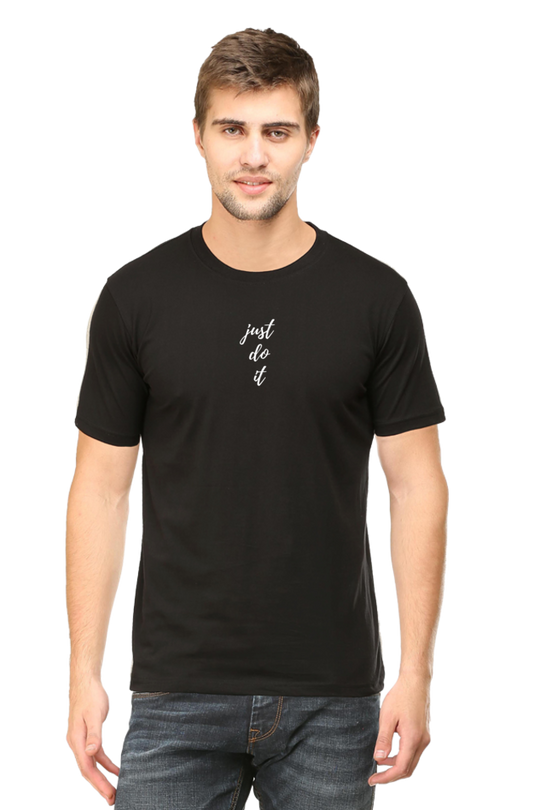 PujaCraft Classic Black T-shirt ( Design: Just DO It )